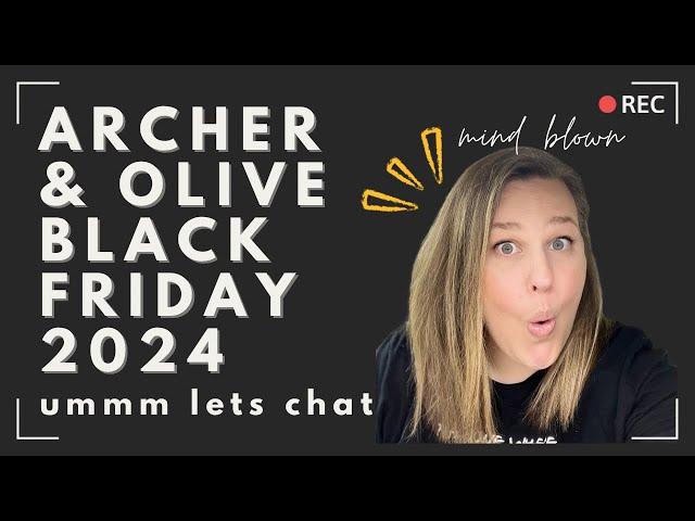 2024 Black Friday at Archer & Olive: The sales, the comebacks, my wishlist