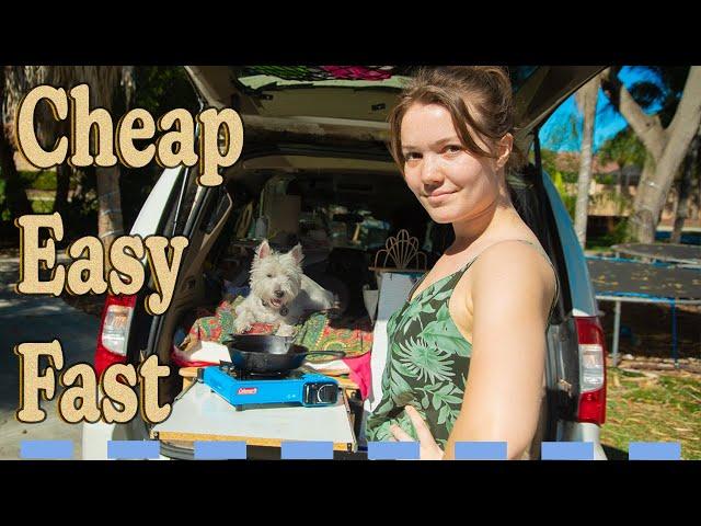 Van life cheap recipes: 3 ingredient, simple, and fast meals for the road