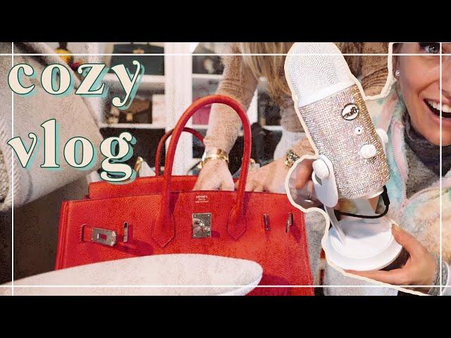 cozy vlog ~ errands ~ unboxing new desk items ~ crystallizing my microphone