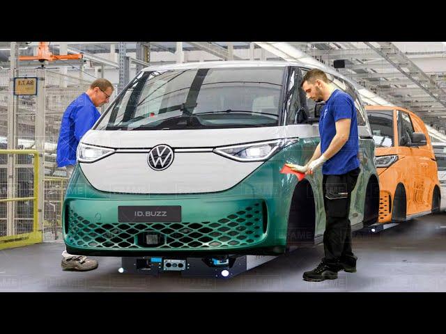 German Most Advanced Factory Producing Futuristic EVs Kombi - ID Buzz Production Line