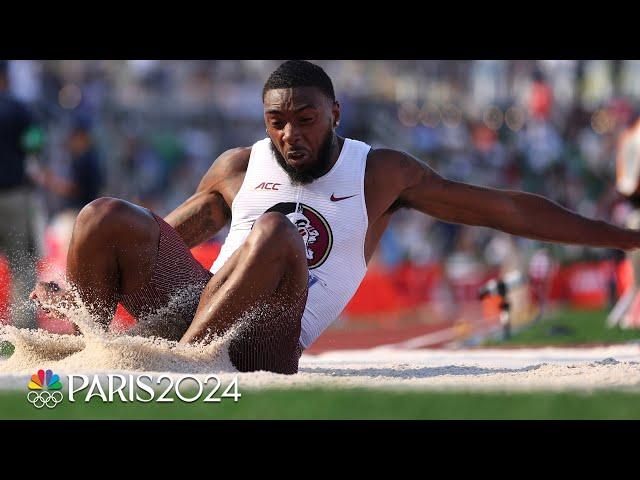 Jeremiah Davis emerges victorious in THRILLING men's long jump final | NBC Sports