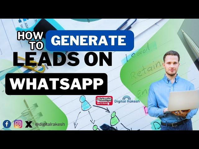 How to Generate leads on WhatsApp using Facebook | whatsapp marketing