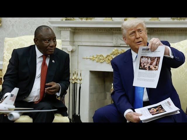 Трамп показал президенту ЮАР видео предполагаемого геноцида в отношении белых