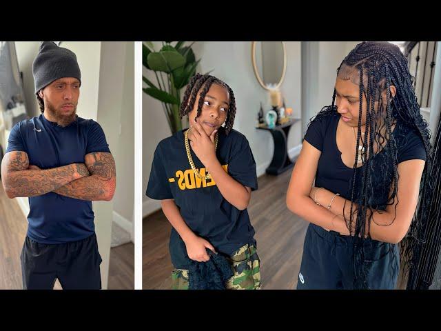 Girl Catches Brother ACTING Like A GANGSTER, Dad TEACHES A Positive LESSON