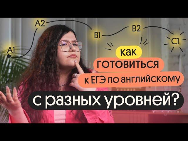 ЧЁТКИЙ ПЛАН ДЛЯ РАЗНЫХ УРОВНЕЙ: как готовиться к ЕГЭ по английскому? | A1, A2, B1, B2, C1