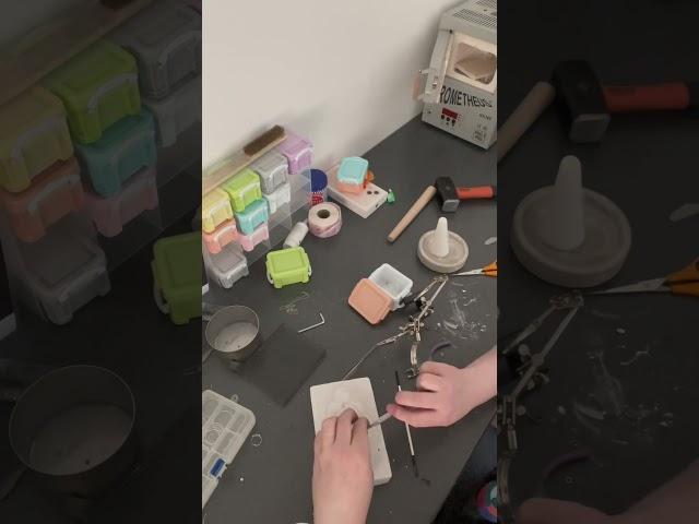 35 minutes of work  #patience #patiencepaysoff #handmade #creative #jewellery #jewellerymaking