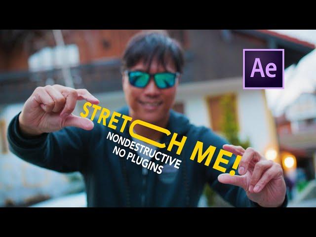 STRETCH EDITABLE TEXT in After Effects | No Plugins