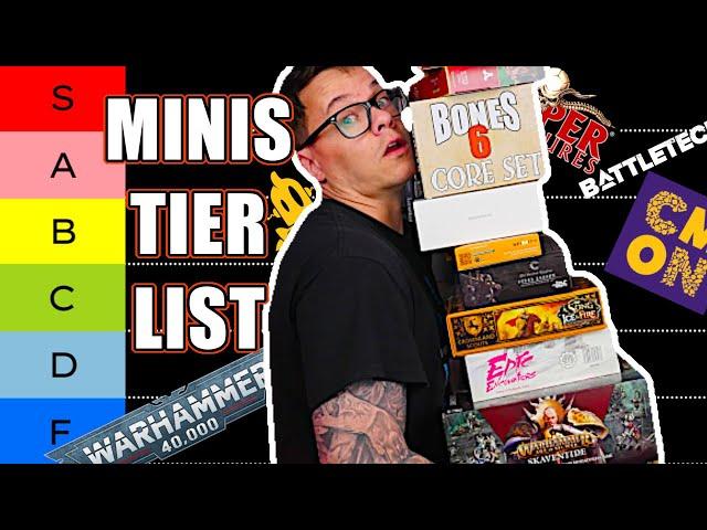 Who Makes the BEST Miniatures? FULL TIER LIST