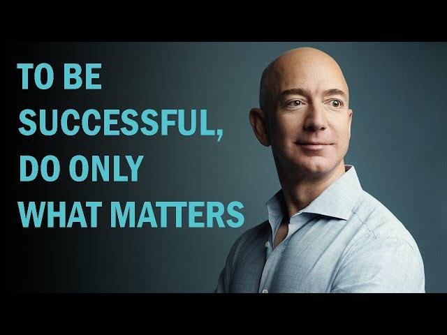 To Be Successful, Do Only What Matters