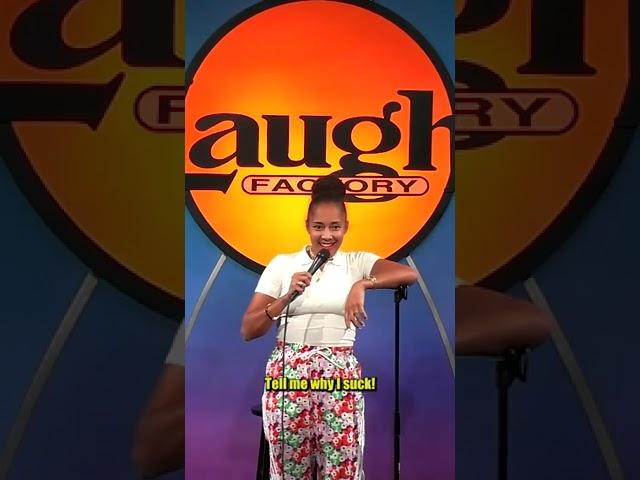 Amanda Seales | Heckler Boos Comedian Amanda Seales | #shorts | Laugh Factory Stand Up Comedy