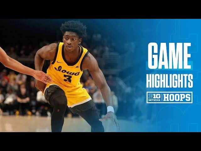 USC Upstate at Iowa | Highlights | Big Ten Men's Basketball | 11/26/2024