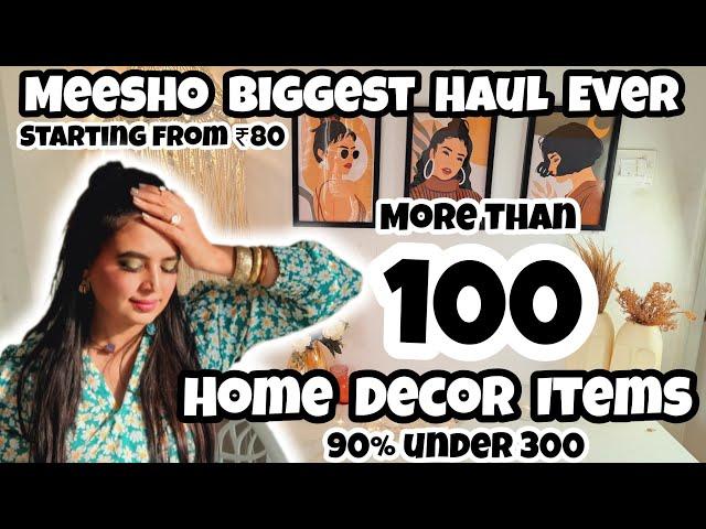 Meesho 100 Home Decor Items | घर को सजाएं Budget मे |100+ HOME DECOR ITEMS | Chepest  $ Affordable