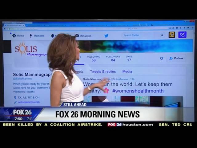 Fox 26: Solis Mammography shares the importance of early detection