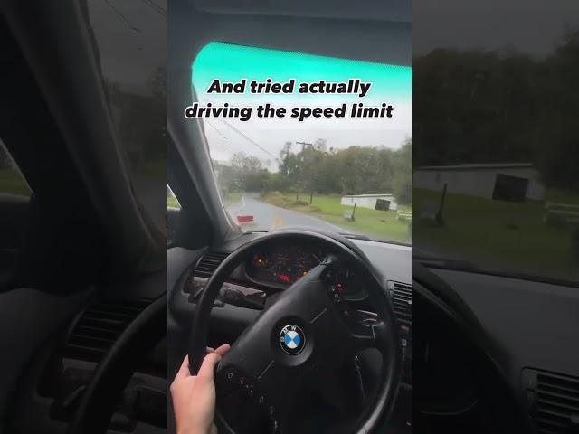 It doesn’t feel right ‍️ #bmw #bimmer #cars #video #trend #roads #backroads #fast #wetroads #e46
