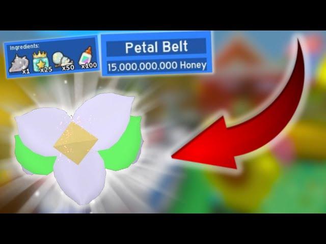 THE PETAL BELT IS FINALLY MINE! - Bee Swarm Simulator