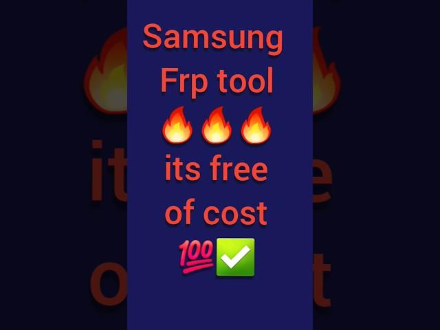 how to remove frp lock samsung with pc | samsung frp unlock tool #frpbypass #samsungfrp