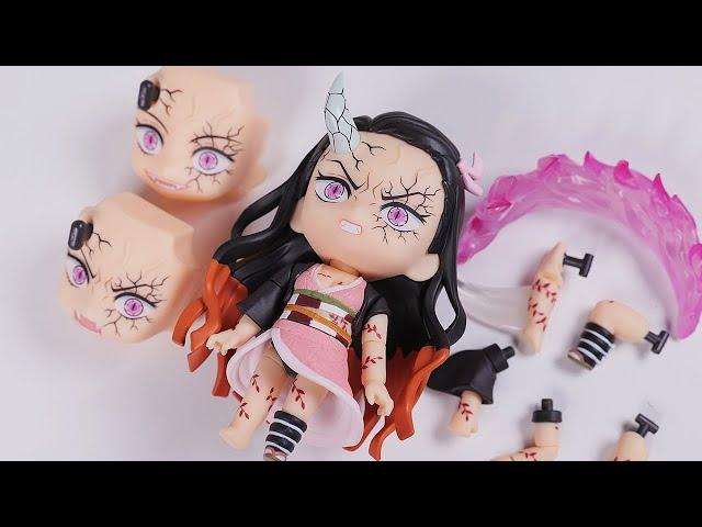 [ASMR UNBOXING] Nendoroid nezuko (demon form ver) Kimetsu no Yaiba figure