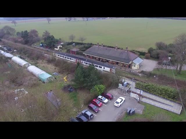 Drone Footage of Gunton Station, Norfolk