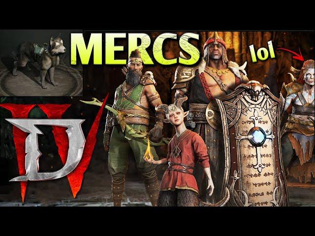 New MERCENARIES and PETS for Diablo 4 Expansion!!