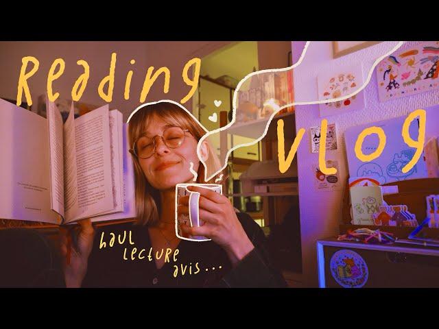 Cozy reading vlog  une semaine de lecture avec moi (mes achats, mes lectures, mes avis)