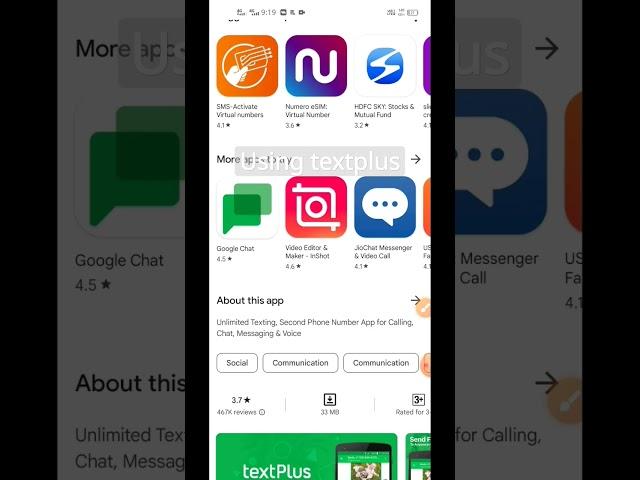 #youtubeshorts #shortvideo #app using the .... Text Plus... ️