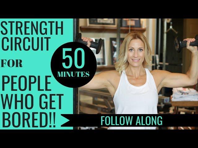 Strength Circuit For Those Who Get Bored Easily | No Repeats, Killer Workout!