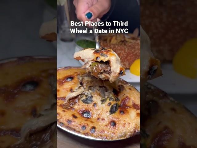 Best places to third wheel a date in nyc #shorts #foodie