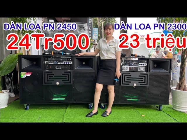 Bàn giao loa PN 2300 và loa PN 2450 loa karaoke công suất lớn loa 3 bas#loakeohaynhat #loa #vothung