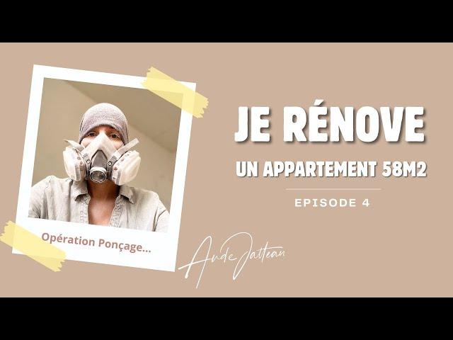 Rénovation Appartement 58 m2 - Épisode 4 : Ponçage, rénovation de la douche et papotage !