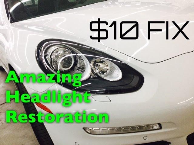 Amazing Headlight Restoration - DIY Headlight Restoration Kit - Bundys Garage