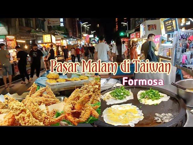 Kuliner Pasar Malam Formosa Taiwan | Berbagai makanan seafood ada di sini.