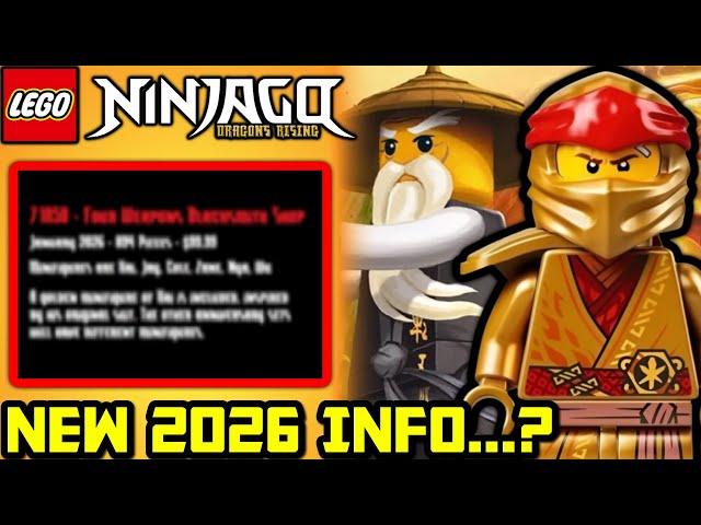 Holy Nostalgia!  New 2026 Ninjago Info Surfaces! Ninjago 15th Anniversary News! Ninjago 2026 Rumors
