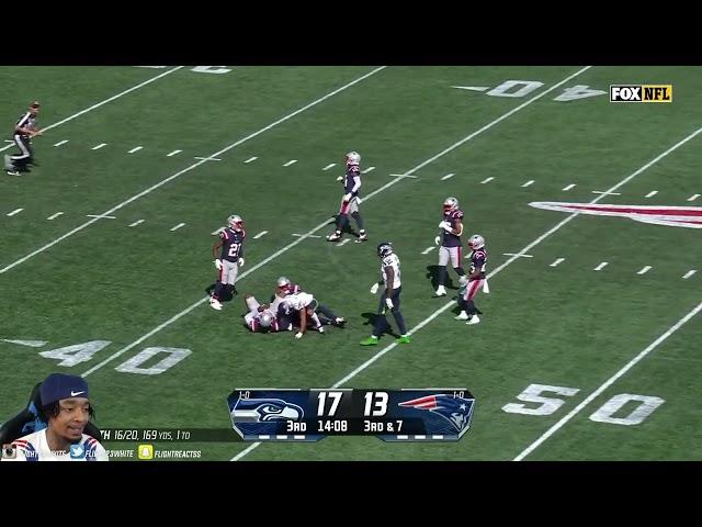 FlightReacts To Seattle Seahawks vs. New England Patriots Game Highlights | NFL 2024 Week 2!