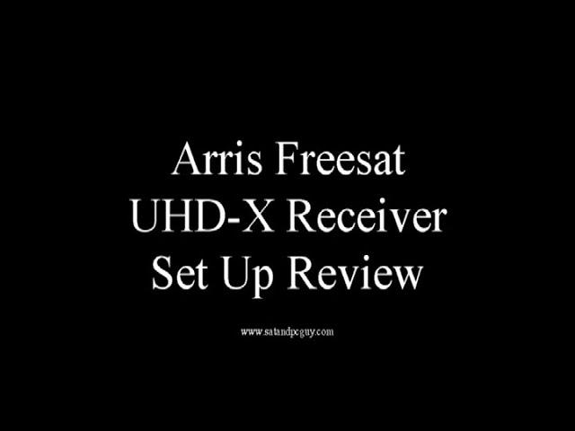 Freesat Recordable 4K Set Top Box Set up and review of the new Arris Freesat box