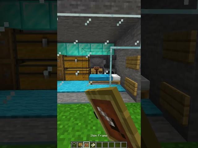 Minecraft Secret Base #minecraft #shorts