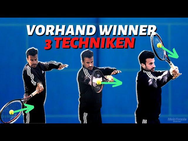 Tennis Vorhand Winner aus jeder Lage | MeinTennisGame.de