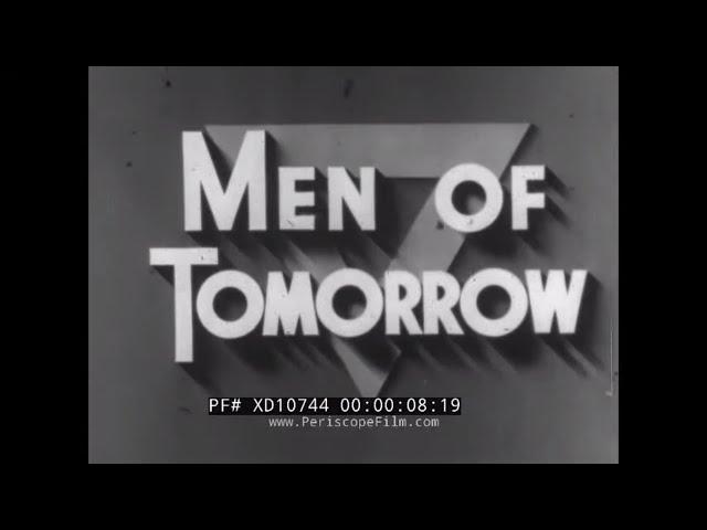 1941 HISTORY OF YMCA PROMO FILM  "MEN OF TOMORROW"  JULIEN BRYAN w/ SEGREGATED YMCAs  XD10744