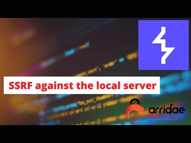 Basic SSRF against the local server