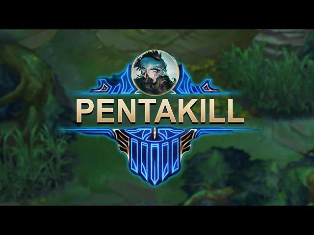 1v5 CRAZY Gangplank Penta.. #leagueoflegends #shorts