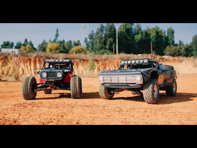 Losi Baja rey 2.0  vs  Losi Hammer rey  |  RC Trophy Truck