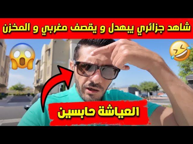 شاهد جزائري يبهدل المغاربة العياشة حابسين صح صح ‍️