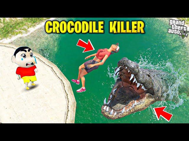 Shinchan Pushed his Class Teacher to Crocodile in Tamil | Happy Gamer