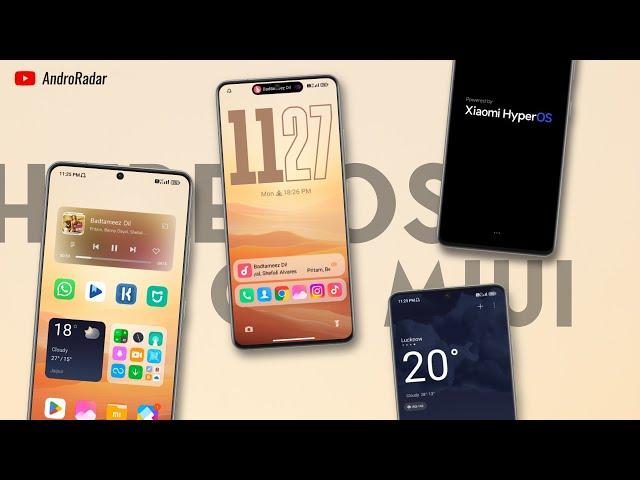  EXCLUSIVE HyperOS theme for MiUI with Music widgets & Icons | EP 06 | HyperOS | MIUI | AndroRadar