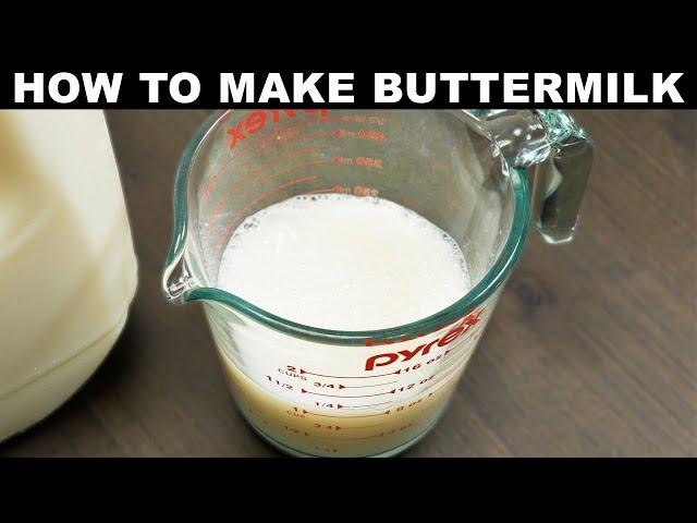 How To Make Buttermilk | at home