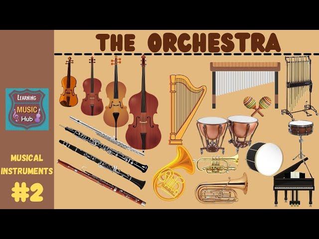 THE ORCHESTRA | INSTRUMENTS OF THE ORCHESTRA | CONDUCTOR | LESSON #2 | MUSICAL INSTRUMENTS