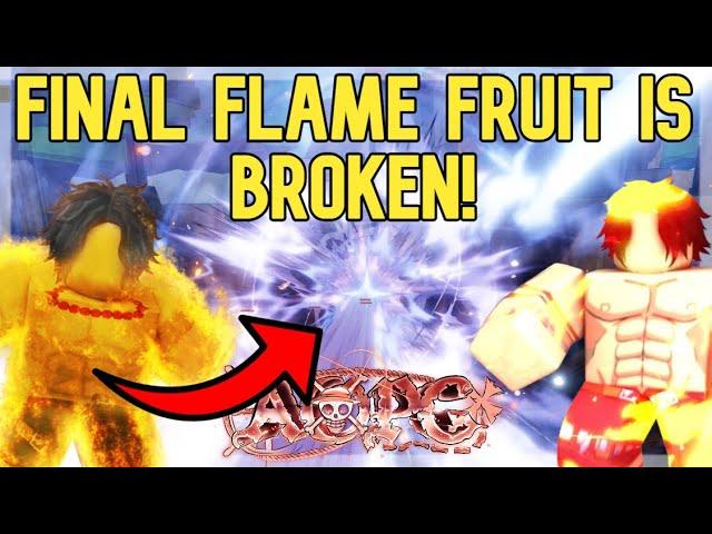 [AOPG] HOW TO GET NEW FINAL FLAME FRUIT + FULL SHOWCASE In A One Piece Game!