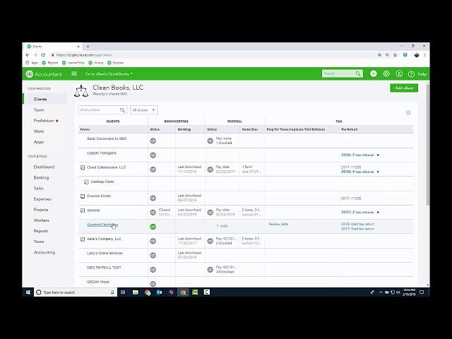 QuickBooks Online--How to change Individual to Business Designation