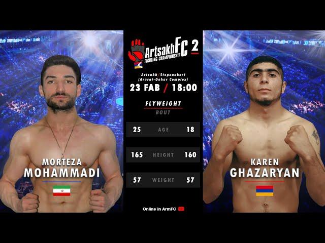 ArtsakhFC-2.Morteza Mohammadi vs Karen Ghazaryan full fight