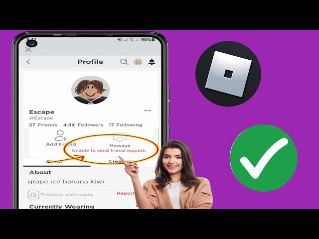 Как исправить проблему Roblox с невозможностью отправить запрос на добавление в друзья (2024)