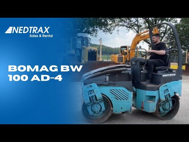 Bomag BW 100 AD-4 CE: Efficient Tandem Roller from NEDTRAX